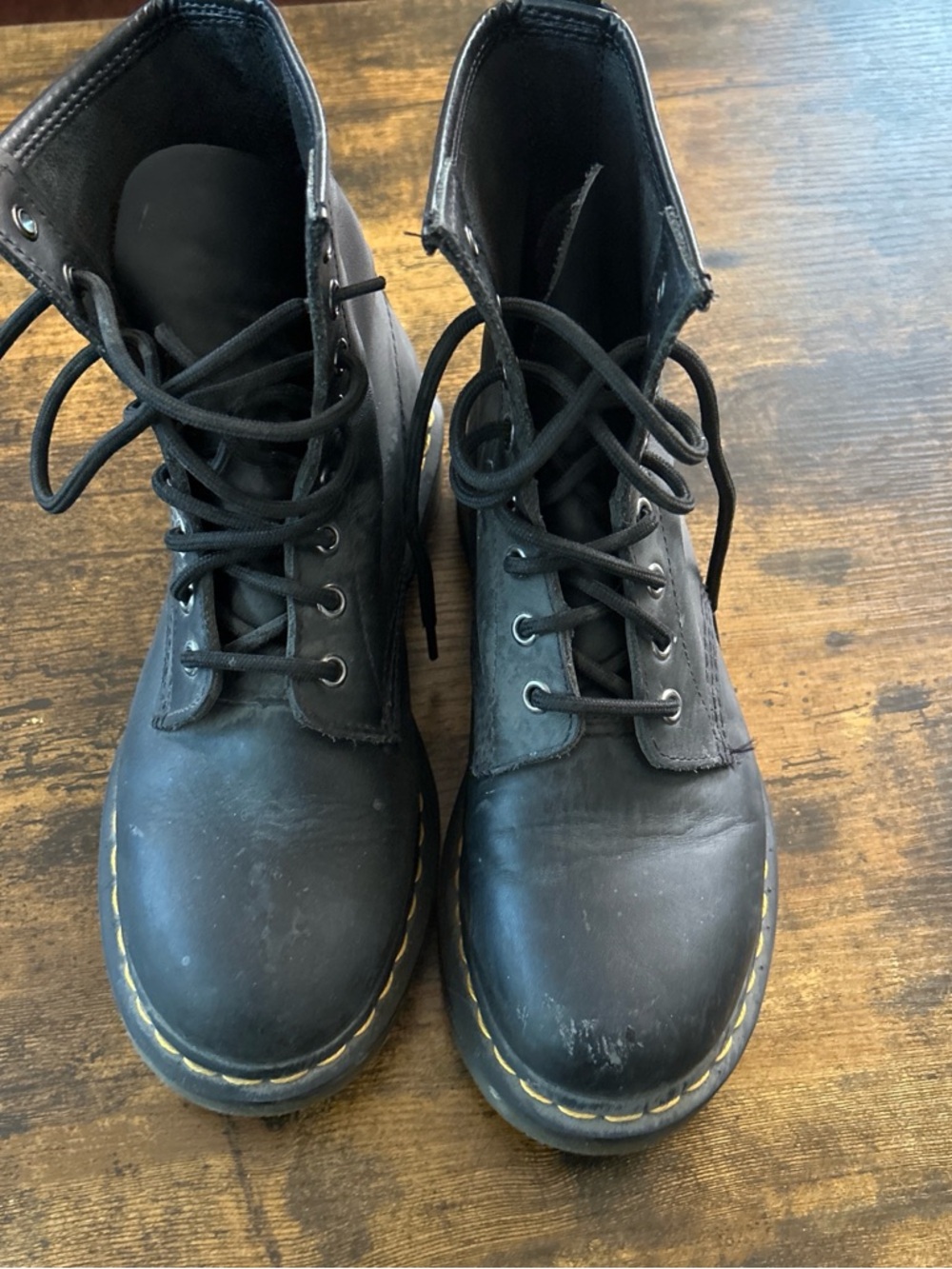 Dr. Martens Black Leather Lace-Up 1460W
